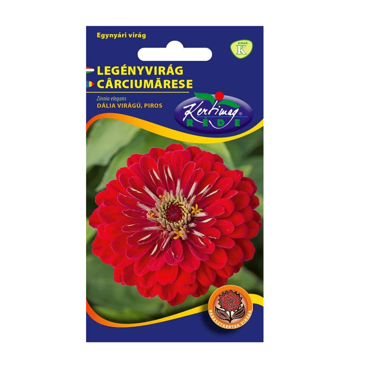 Seminte flori Carciumarese (Zinnia elegans) Rosii 2 g