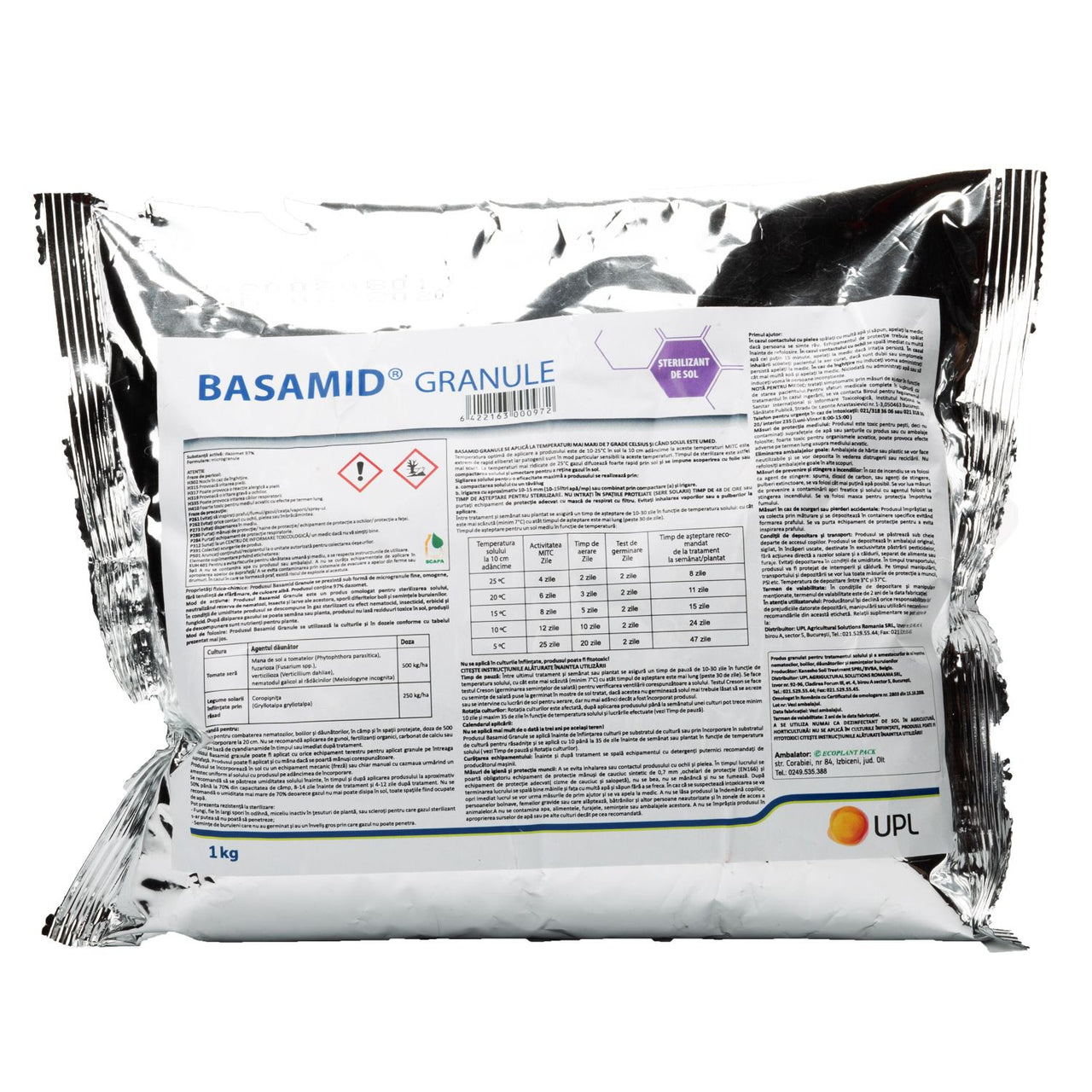 Dezinfectant sol Basamid (100g, 500g, 1kg)