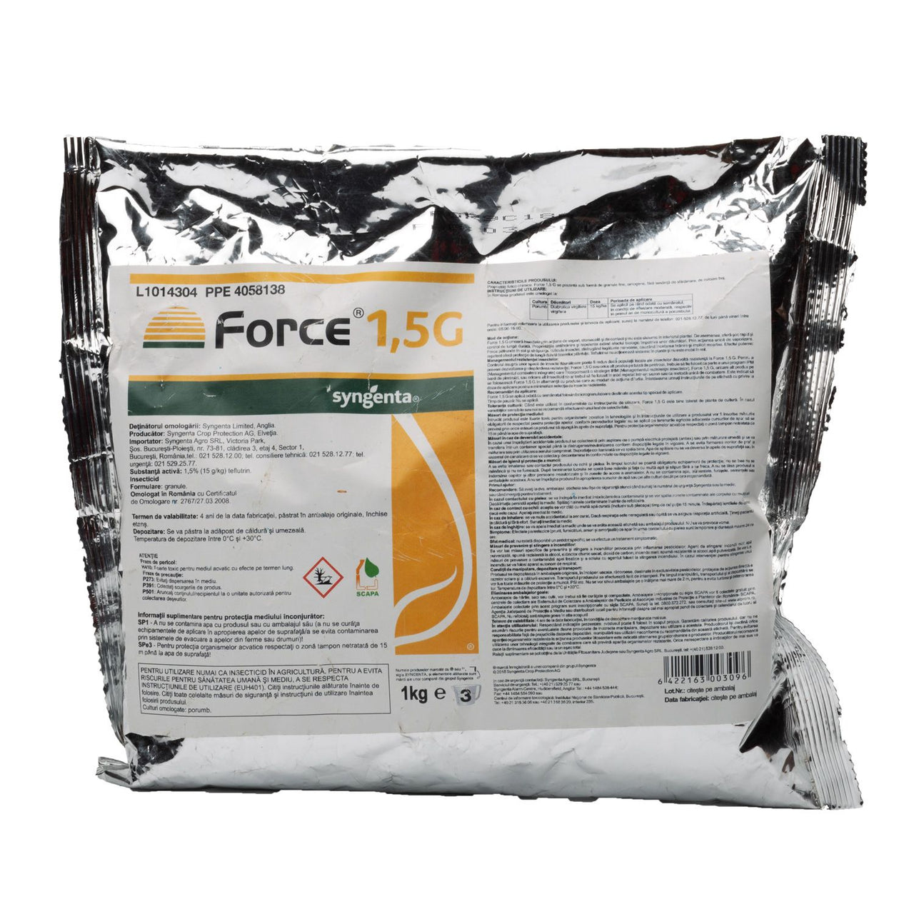 Insecticid Force 1.5G (50g, 150g, 1kg)