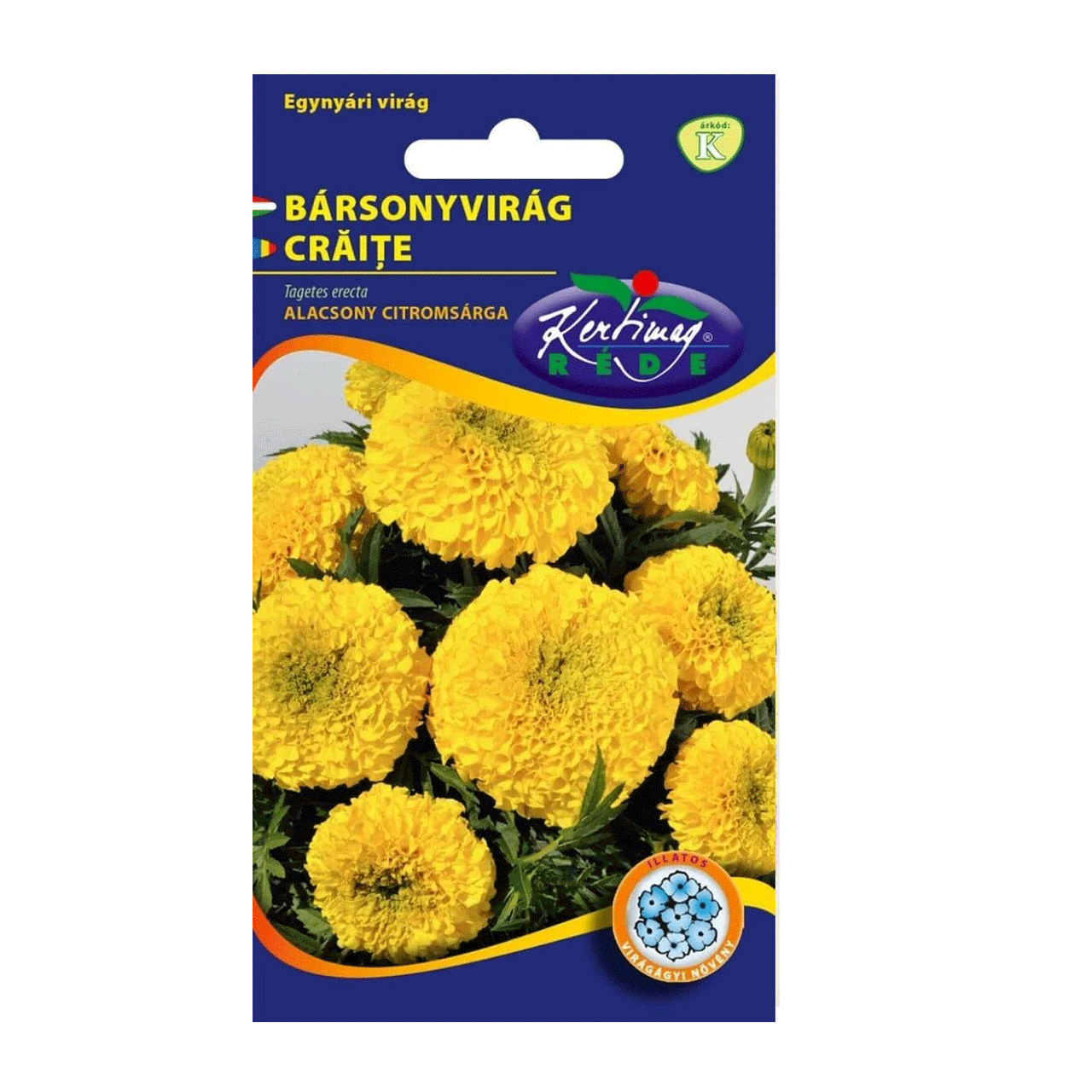 Seminte flori Craite Pitice (Tagetes erecta) galbene 1 g