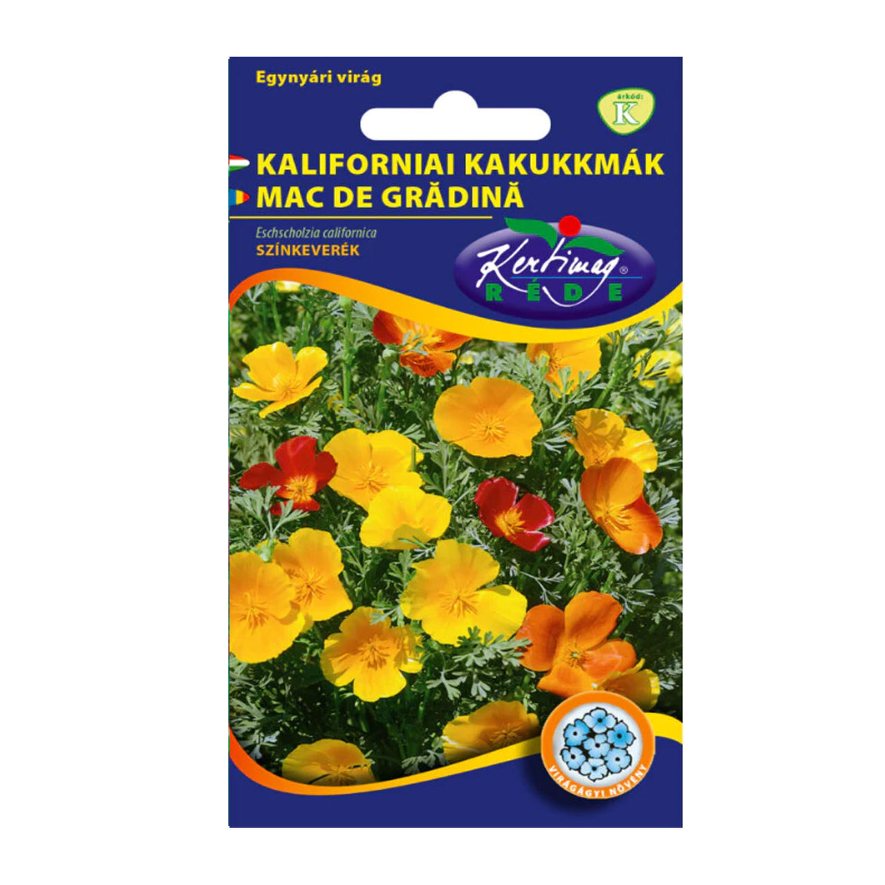 Seminte flori Mac de gradina (Eschscholzia californica) mix 1g