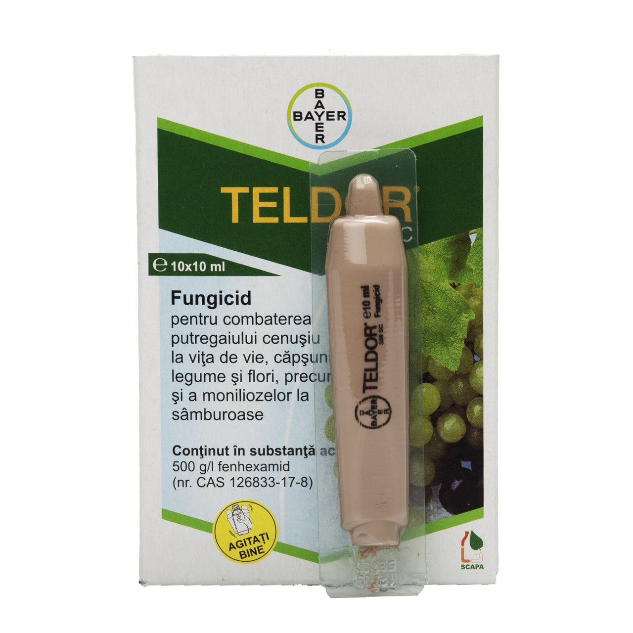 Fungicid Teldor 500 SC (10 ml, 100 ml, 1 L)