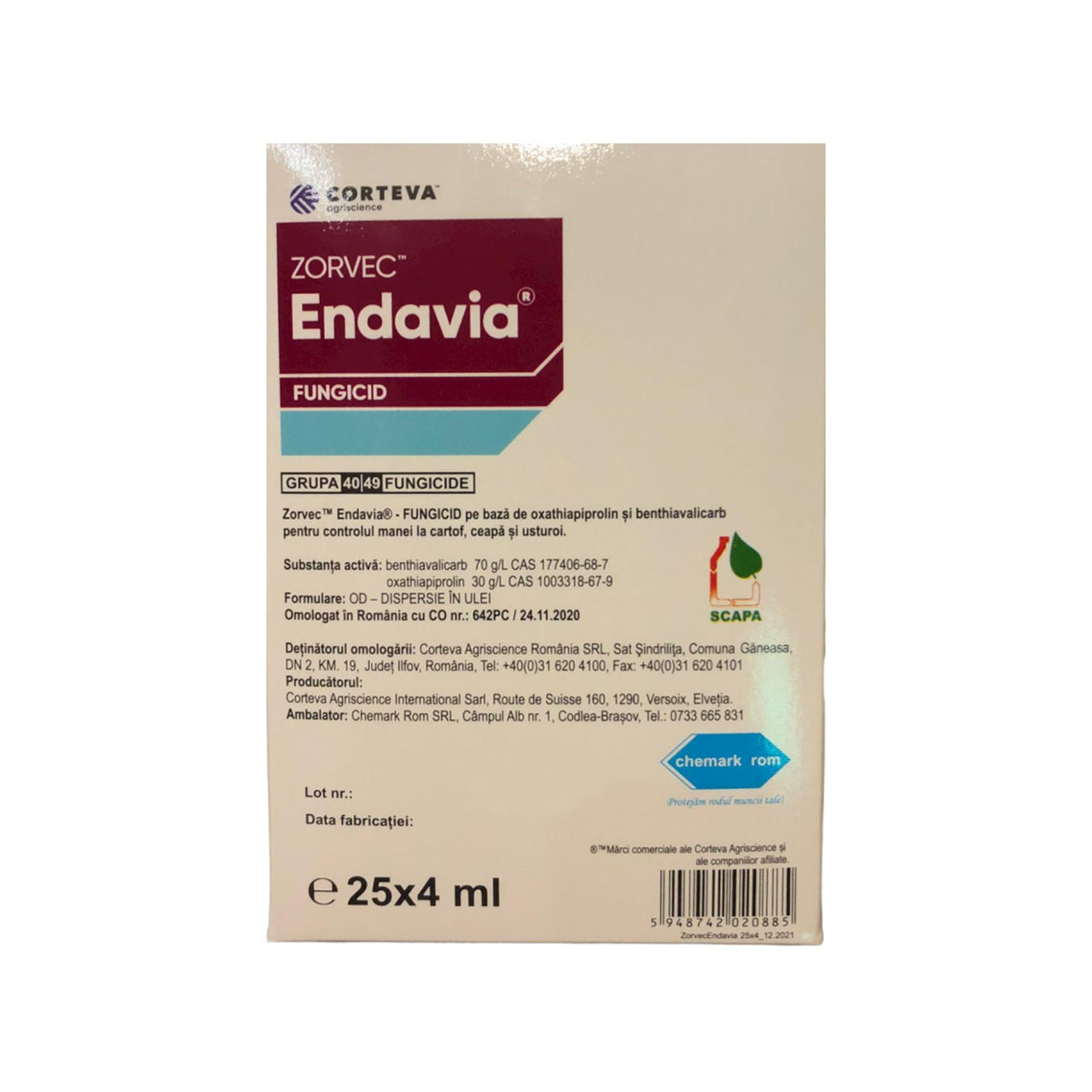 Fungicid Zorvec Endavia (4 ml)