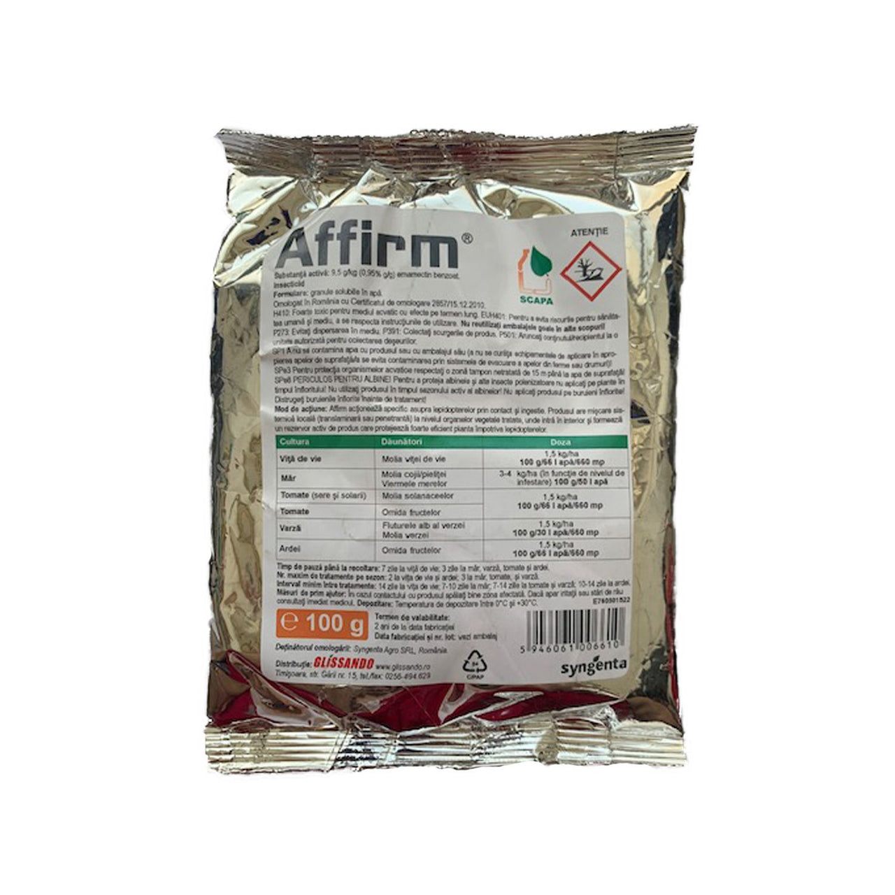 Insecticid Affirm (15g, 100g)