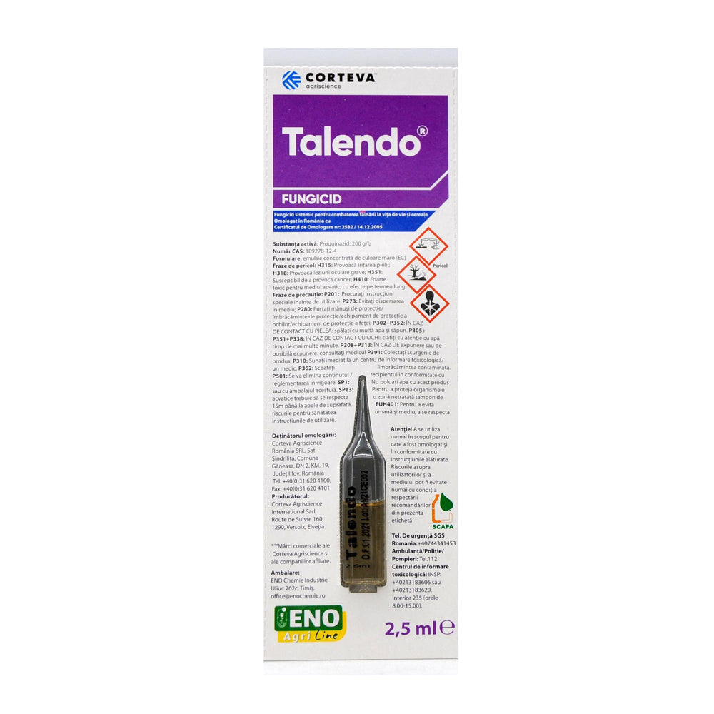 Fungicid Talendo (2.5ml, 10ml, 50ml, 100ml, 1L)